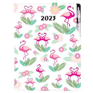 Diary DESIGN weekly A4 2023 PL - Flamingo