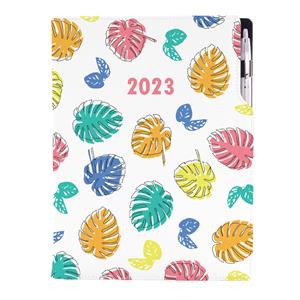 Diary DESIGN weekly A4 2023 PL - Leaves