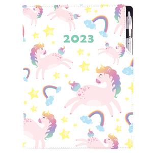 Diary DESIGN weekly A4 2023 PL - Unicorn
