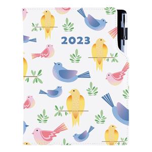 Diary DESIGN weekly A5 2023 CZ - Birds