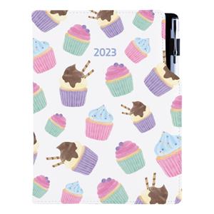 Diary DESIGN weekly A5 2023 CZ - Cupcake