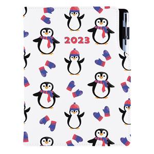 Diary DESIGN weekly A5 2023 CZ - Penguin