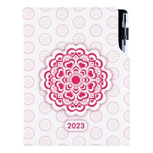 Diary DESIGN weekly B5 2023 PL - Mandala red