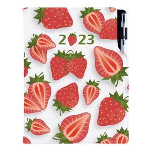 Diary DESIGN weekly B5 2023 PL - Strawberry