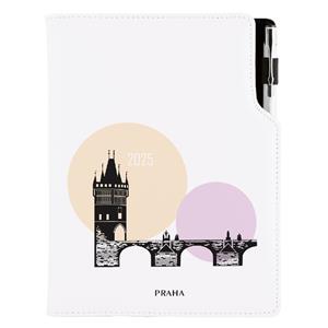 Diary DESIGN weekly B5 2025 - Prague