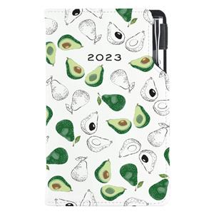 Diary DESIGN weekly pocket 2023 CZ - Avocado