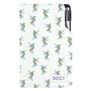 Diary DESIGN weekly pocket 2023 CZ - Hummingbird
