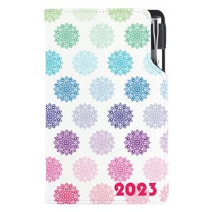Diary DESIGN weekly pocket 2023 CZ - Mandala color