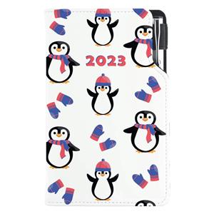 Diary DESIGN weekly pocket 2023 CZ - Penguin