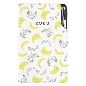 Diary DESIGN weekly pocket 2023 SK - Banana