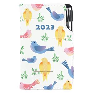 Diary DESIGN weekly pocket 2023 SK - Birds