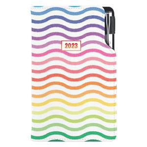 Diary DESIGN weekly pocket 2023 SK - Colors