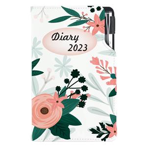 Diary DESIGN weekly pocket 2023 SK - Flowers