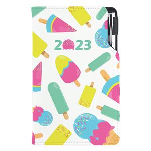 Diary DESIGN weekly pocket 2023 SK - Ice lollies