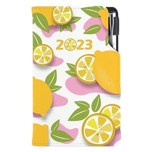 Diary DESIGN weekly pocket 2023 SK - Lemon