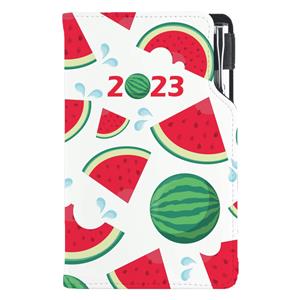 Diary DESIGN weekly pocket 2023 SK - Melon