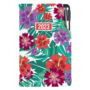 Diary DESIGN weekly pocket 2023 SK - Tropic