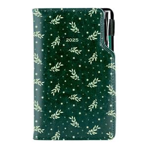 Diary DESIGN weekly pocket 2025 PL - green - branches