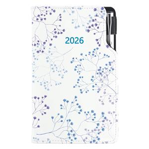 Diary DESIGN weekly pocket 2026 CZ - Wildflowers