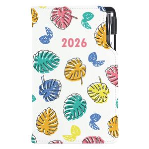 Diary DESIGN weekly pocket 2026 PL - Leaves