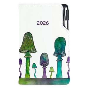 Diary DESIGN weekly pocket 2026 PL - Mushrooms