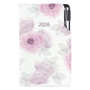 Diary DESIGN weekly pocket 2026 PL - Peony