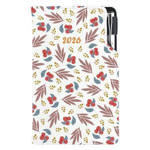 Diary DESIGN weekly pocket 2026 PL - Rowan berry