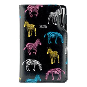 Diary DESIGN weekly pocket 2026 Polish - black - Zebra
