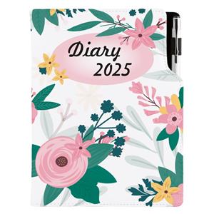 Diary DESIGN weekly special A5 2025 - Flowers