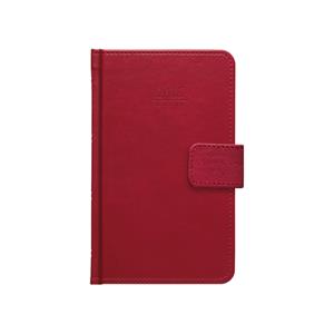 Diary Gemma with loop 2016 weekly pocket - bordeaux