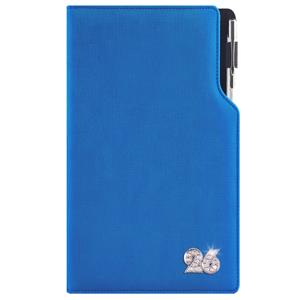 Diary GEP CRYSTAL weekly kapesní 2026 Slovak - blue
