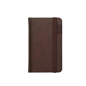 Diary Janus 2016 weekly pocket - brown