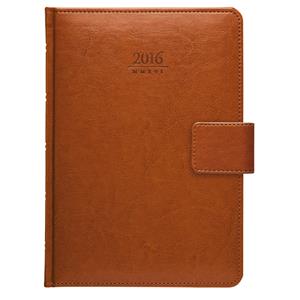 Diary Kastor with loop 2016 weekly A5 - brown
