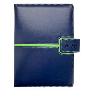 Diary MAGNETIC weekly A5 2026 Slovak - dark blue/green