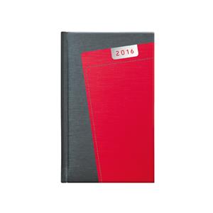 Diary Niké 2016 weekly pocket - red
