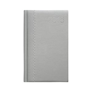 Diary Pluto 2016 weekly pocket - silver