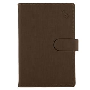 Diary SPLIT daily A5 2023 Czech - brown
