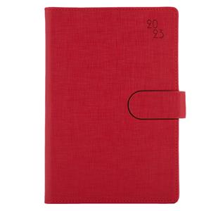 Diary SPLIT daily A5 2023 Czech - red