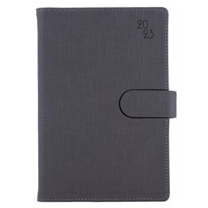Diary SPLIT daily A5 2023 Polish - grey