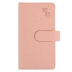 Diary SPLIT weekly pocket 2023 Polish - light pink
