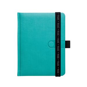 Diary Trendy 2016 daily B6 - turquoise