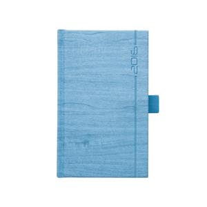 Diary Wood 2016 weekly pocket - light blue