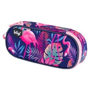 Etue pencil case compact Flamingo