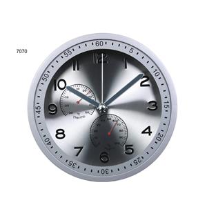 GENA Clock - silver/silver