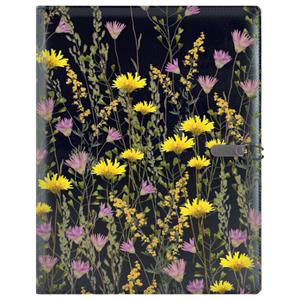 GEP DESIGN conference boards in a black gift box - Meadow with a squared block - recycled leatherette