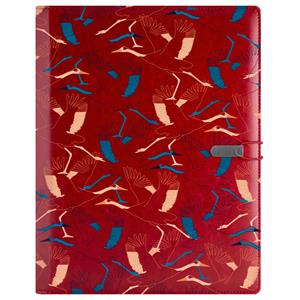 GEP DESIGN conference boards in a burgundy gift box - Crane with lined block