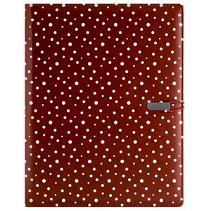 GEP DESIGN conference boards in a gift box brown - polka dots with lined block