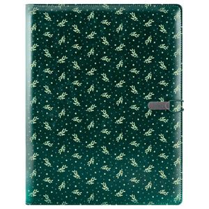 GEP DESIGN conference boards in a gift box green - Twigs with a lined notebook