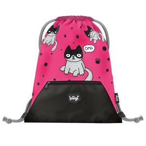 Gym Sack with Pocket Cats