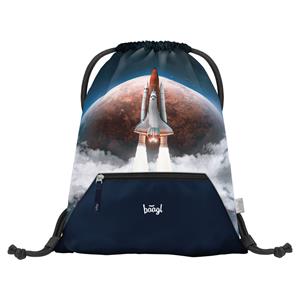 Gym Sack with Pocket Space Shuttle